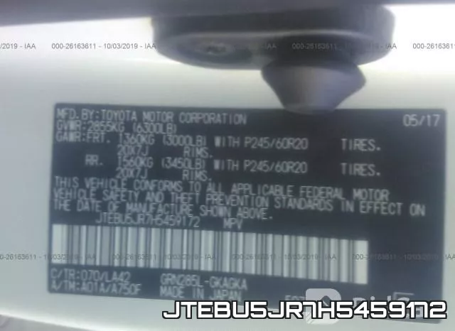 JTEBU5JR7H5459172 фото 8