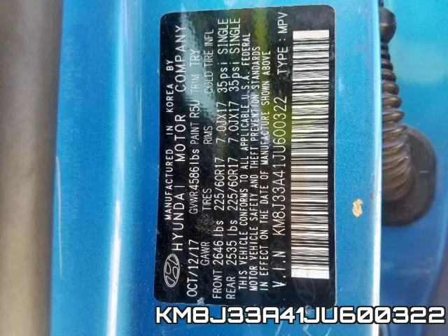 KM8J33A41JU600322 фото 2