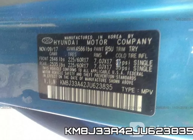 KM8J33A42JU623835 фото 8