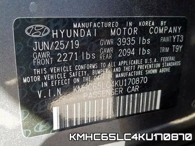 KMHC65LC4KU170870 фото 2
