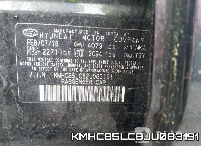 KMHC85LC8JU083191 фото 10