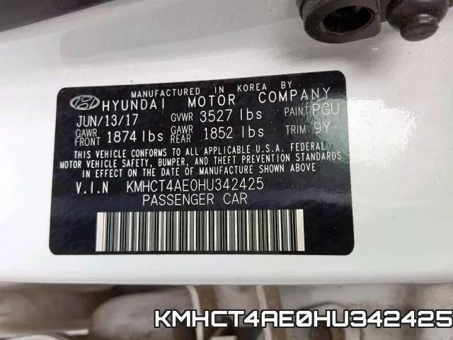KMHCT4AE0HU342425 фото 2