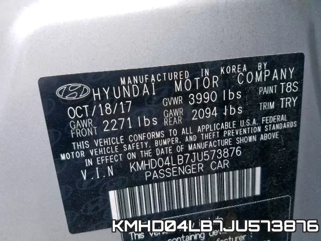 KMHD04LB7JU573876 фото 2