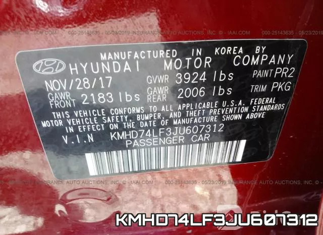 KMHD74LF3JU607312 фото 10