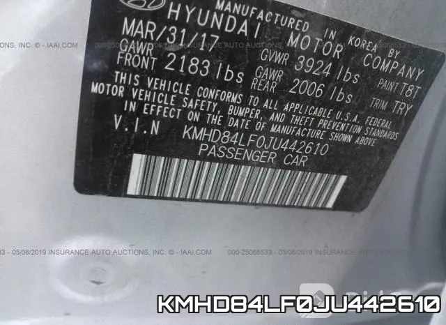 KMHD84LF0JU442610 фото 10