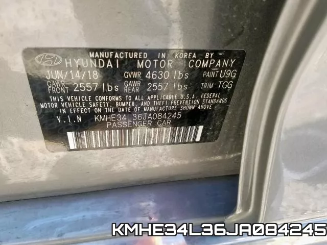 KMHE34L36JA084245 фото 2