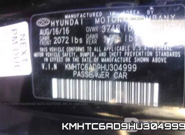 KMHTC6AD9HU304999 фото 10