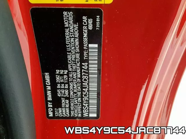 WBS4Y9C54JAC87744 фото 2