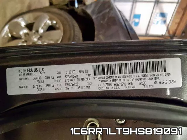 1C6RR7LT9HS819091 фото 2