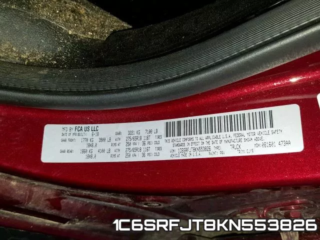 1C6SRFJT8KN553826 фото 2