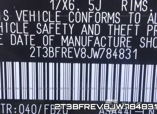 2T3BFREV8JW784831 фото 10