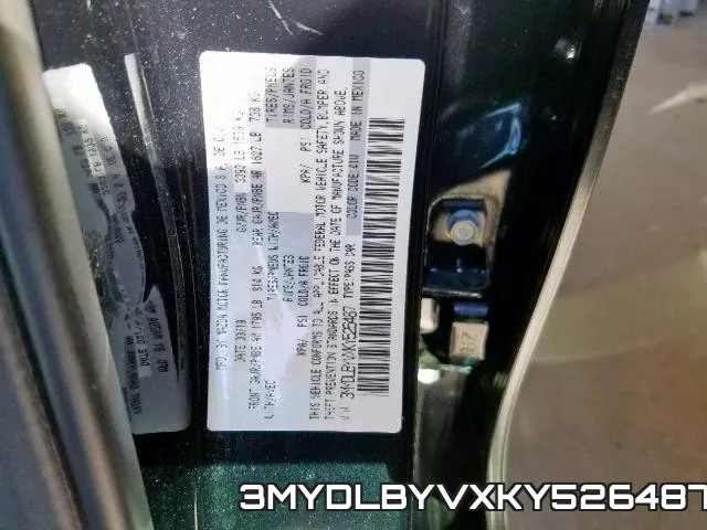 3MYDLBYVXKY526487 фото 2