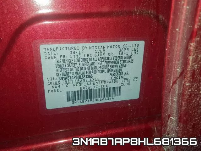 3N1AB7AP8HL681366 фото 2