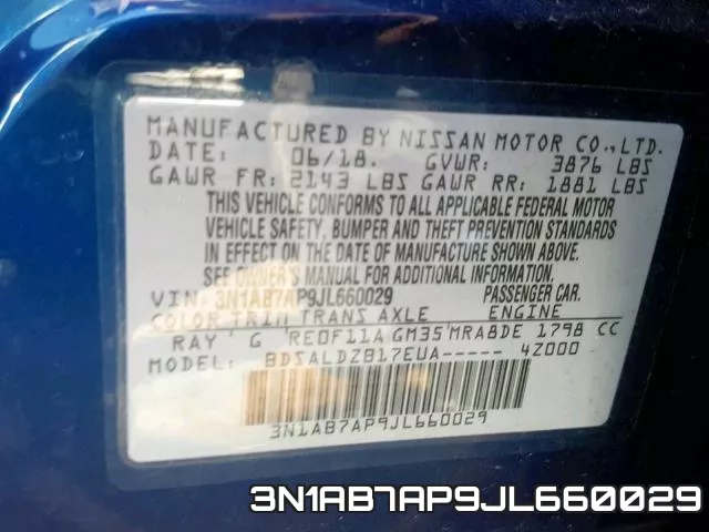 3N1AB7AP9JL660029 фото 2