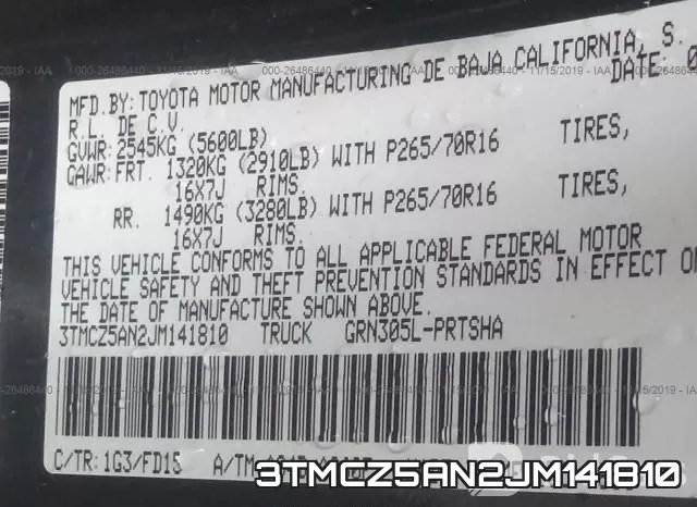 3TMCZ5AN2JM141810 фото 9