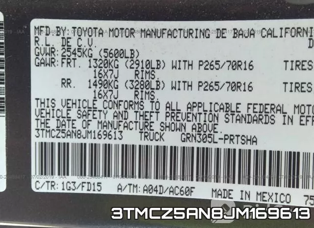 3TMCZ5AN8JM169613 фото 8