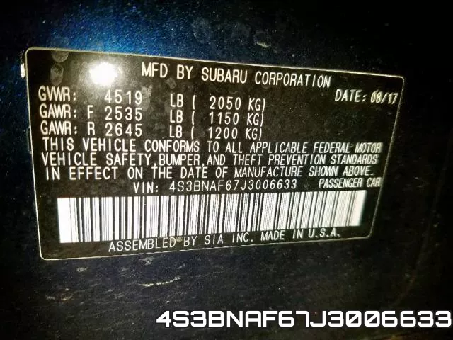 4S3BNAF67J3006633 фото 2