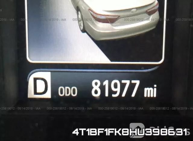 4T1BF1FK8HU398631 фото 8