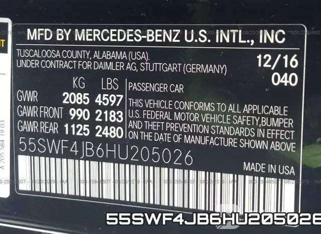 55SWF4JB6HU205026 фото 8