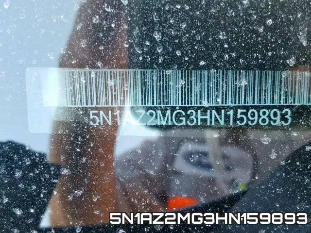 5N1AZ2MG3HN159893 фото 2