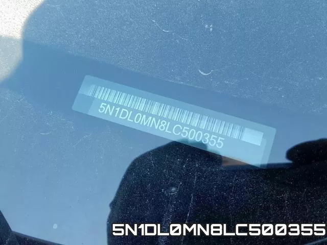 5N1DL0MN8LC500355 фото 2
