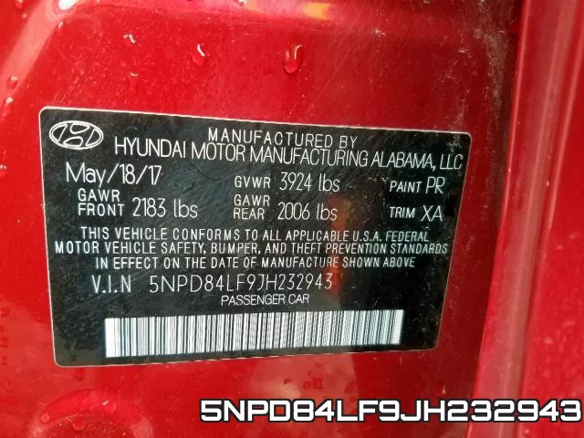 5NPD84LF9JH232943 фото 2