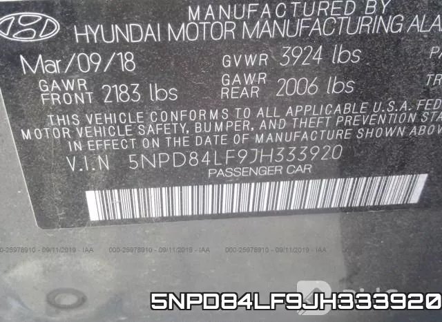 5NPD84LF9JH333920 фото 10