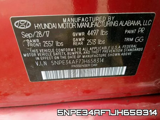 5NPE34AF7JH658314 фото 2