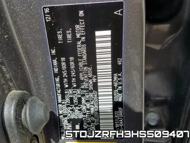 5TDJZRFH3HS509407 фото 2