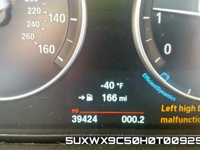 5UXWX9C50H0T00925 фото 9