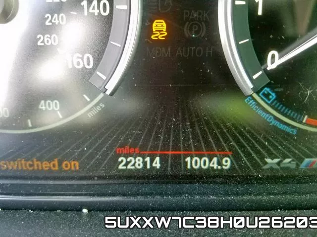 5UXXW7C38H0U26203 фото 9