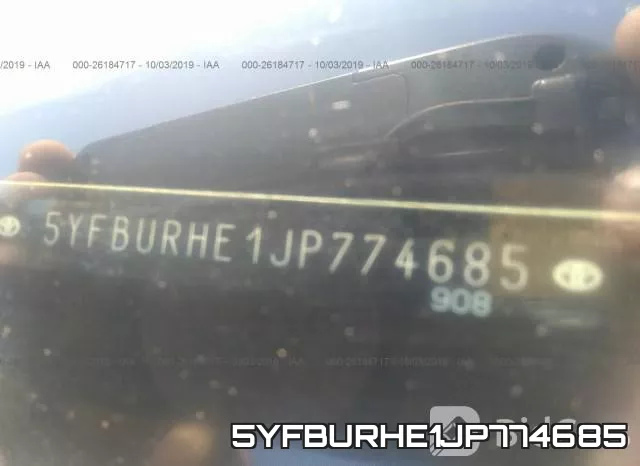 5YFBURHE1JP774685 фото 9