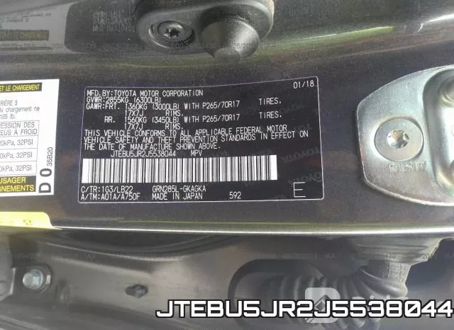 JTEBU5JR2J5538044 фото 10