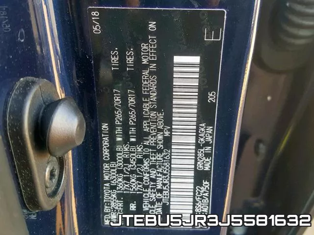 JTEBU5JR3J5581632 фото 2