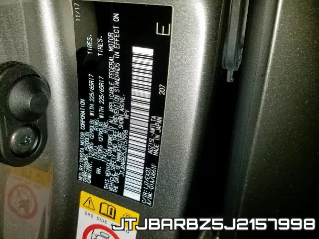 JTJBARBZ5J2157998 фото 2