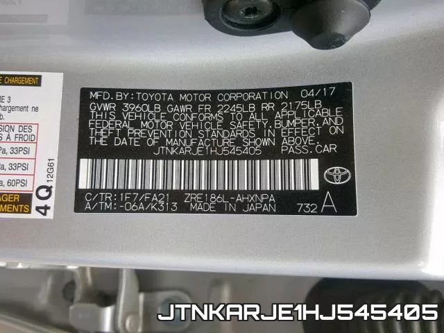 JTNKARJE1HJ545405 фото 2