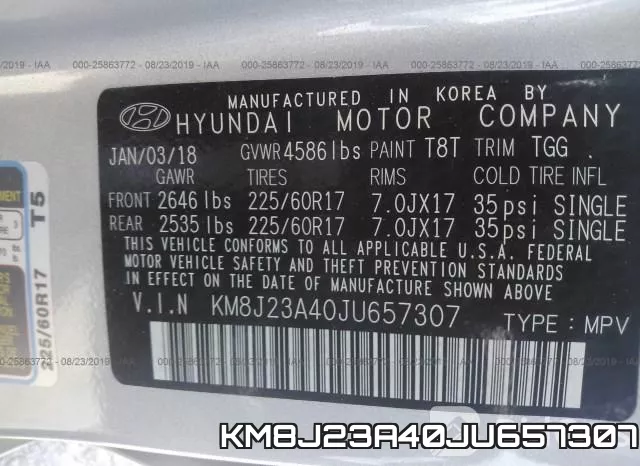 KM8J23A40JU657307 фото 10