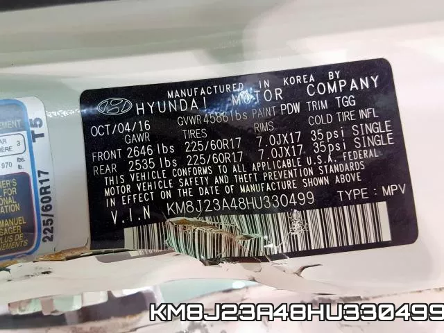 KM8J23A48HU330499 фото 2