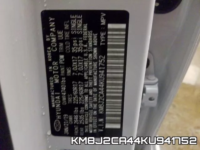 KM8J2CA44KU941752 фото 2