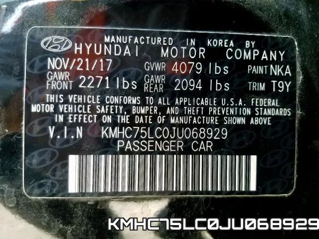 KMHC75LC0JU068929 фото 2
