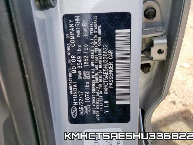 KMHCT5AE5HU336822 фото 2