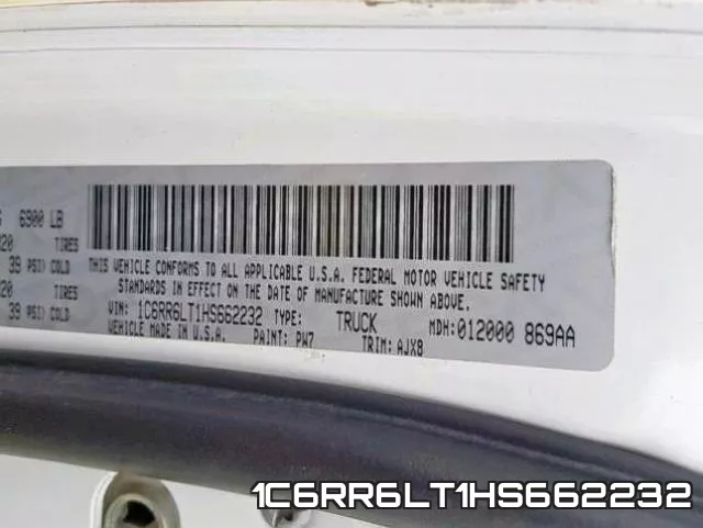 1C6RR6LT1HS662232 фото 2