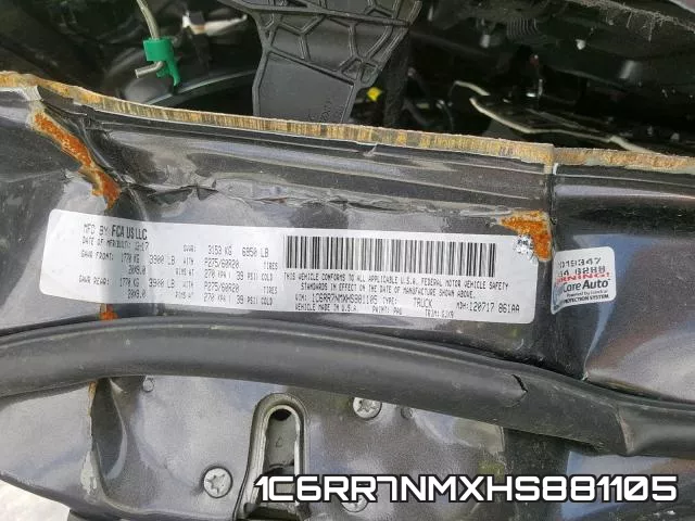 1C6RR7NMXHS881105 фото 2