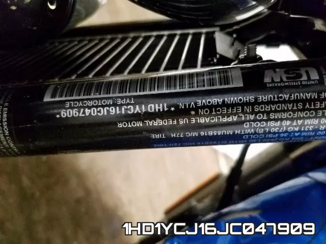 1HD1YCJ16JC047909 фото 2