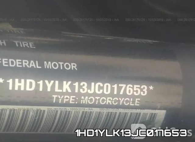 1HD1YLK13JC017653 фото 2