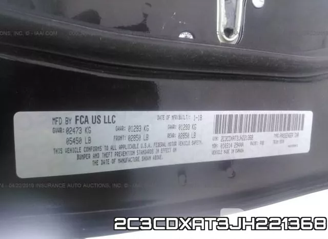 2C3CDXAT3JH221368 фото 10