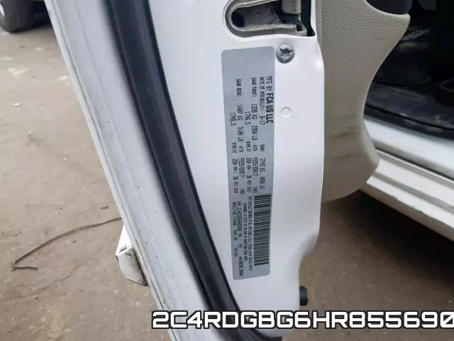2C4RDGBG6HR855690 фото 2