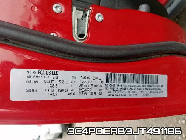 3C4PDCAB3JT491186 фото 2