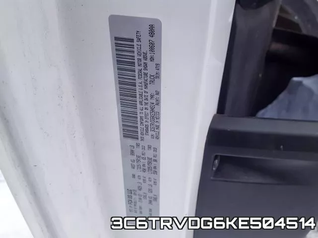 3C6TRVDG6KE504514 фото 2