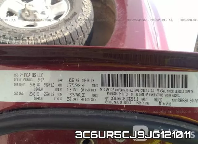 3C6UR5CJ9JG121011 фото 9